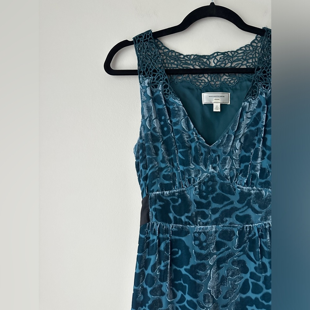 Moulinette Soeurs Blue Midi Dress - Picture 6 of 13